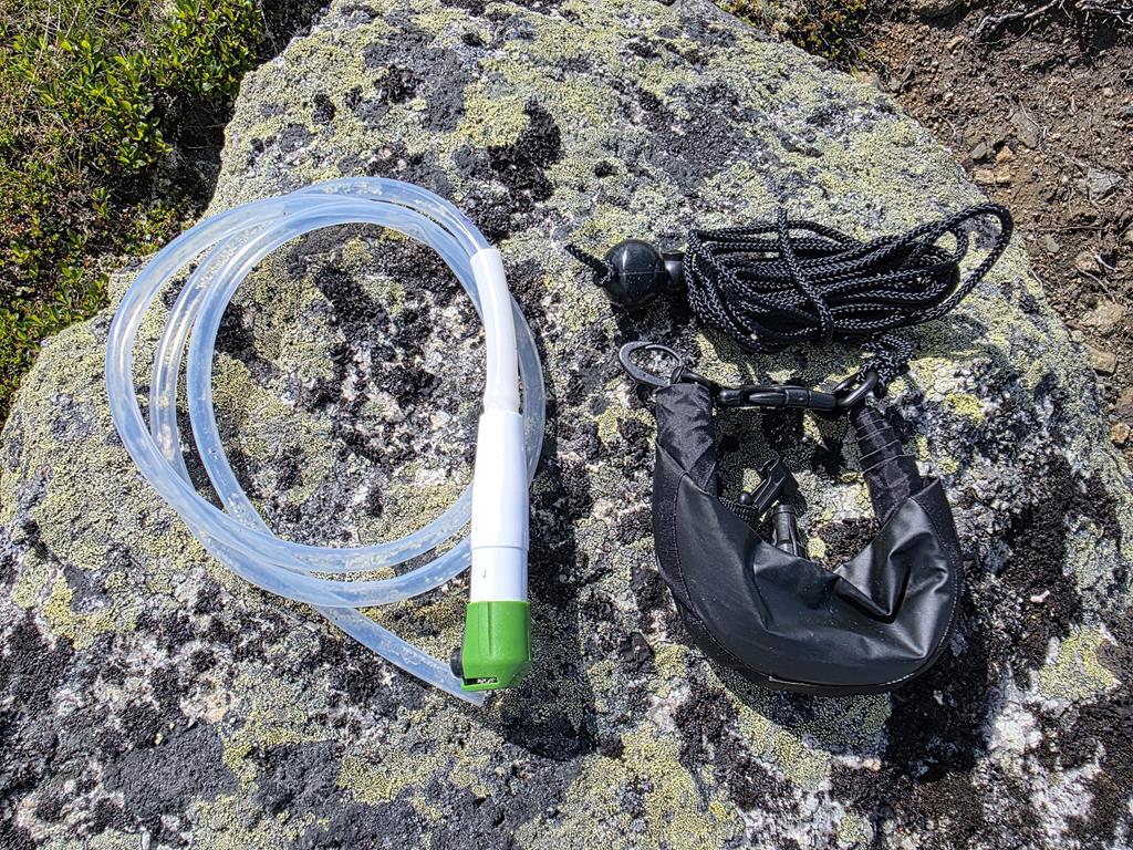 Pocket Shower Wash Innovation. Cały zestaw bez opakowania.