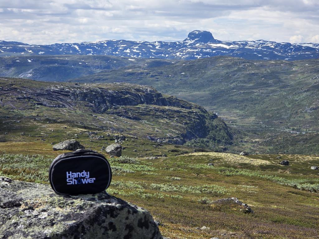 Pocket Shower Wash Innovation. Testowane w Norwegii.